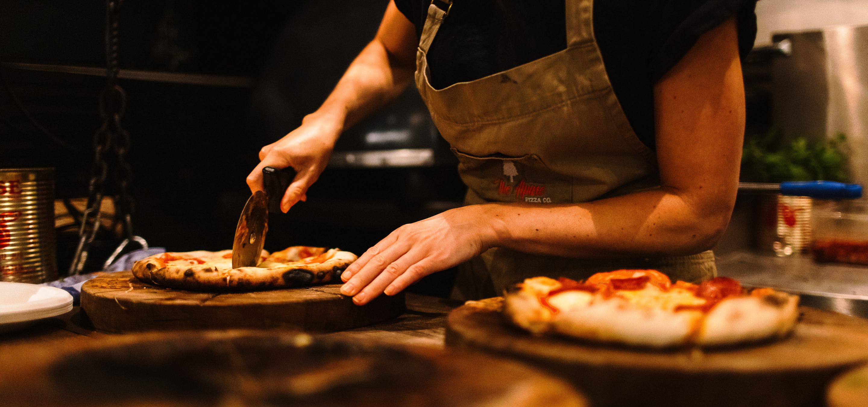 pizza at Huntsmill Farm